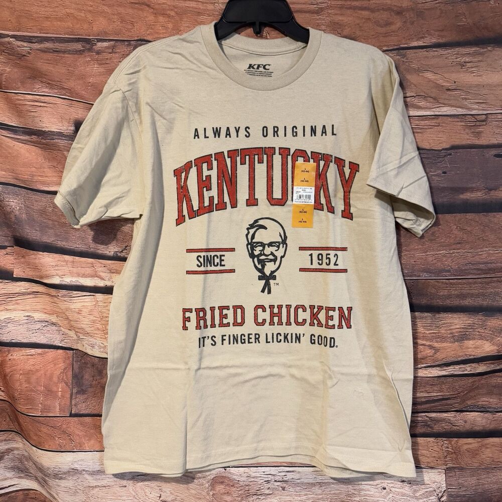 KFC Mens L Graphic T-Shirt Colonel Sanders Kentucky Fried Chicken Graphic Tee